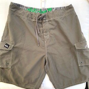 Quicksilver Board Shorts -Khaki Olive